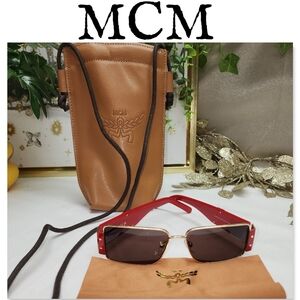 NWOT MCM WORLDWIDE SUNWEAR MW0012 W/Dust Cloth And Carry Case